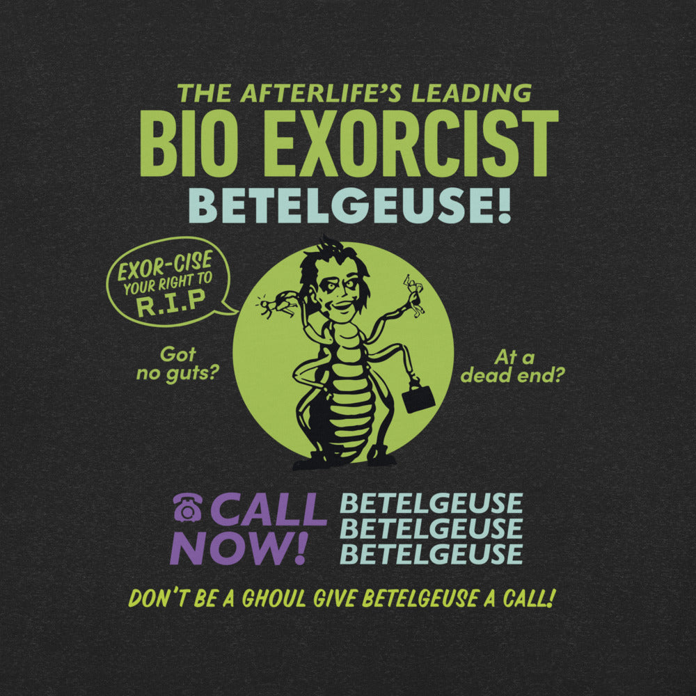 Beetlejuice Beetlejuice Bio Exorcist T-shirt