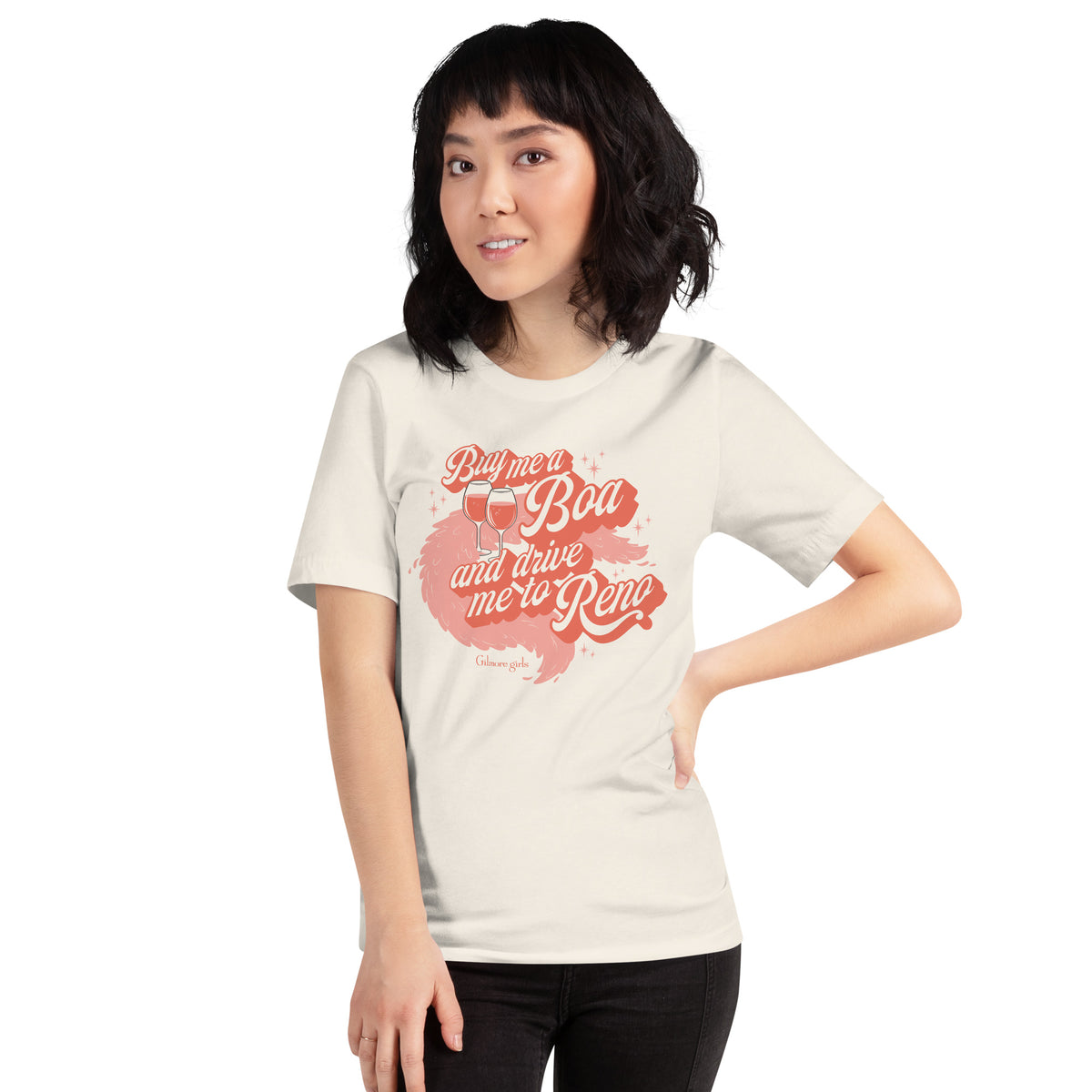Gilmore Girls T-shirt Buy Me a Boa and Drive Me to Reno