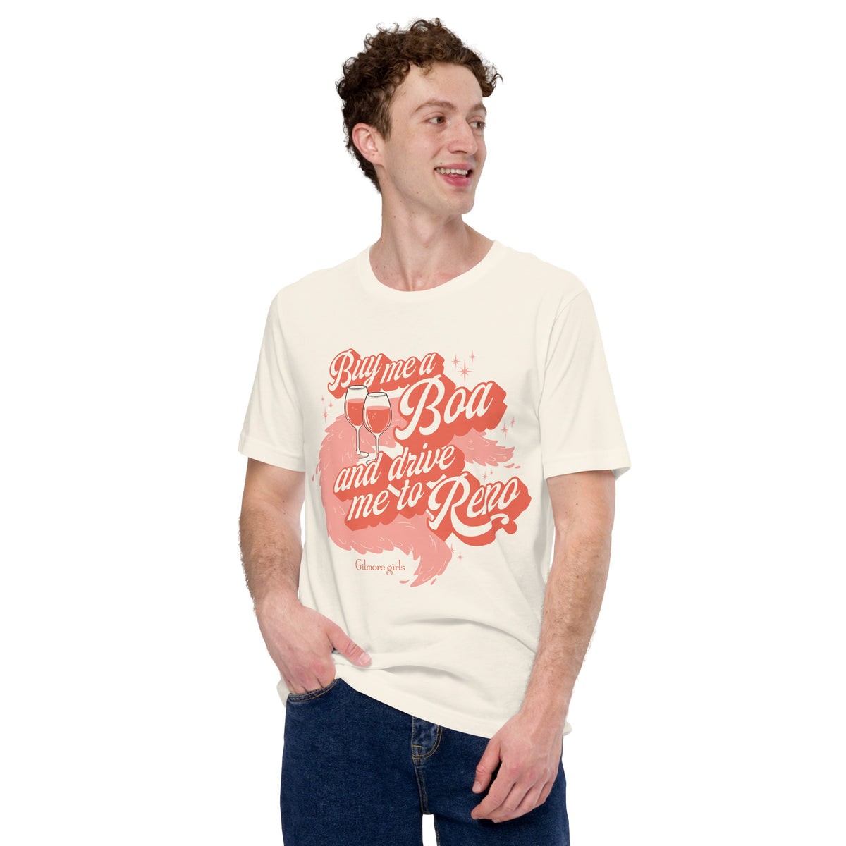 Gilmore Girls T-shirt Buy Me a Boa and Drive Me to Reno