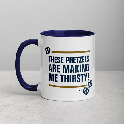 Seinfeld These Pretzels Are Making Me Thirsty! 11 oz. Two-tone Mug