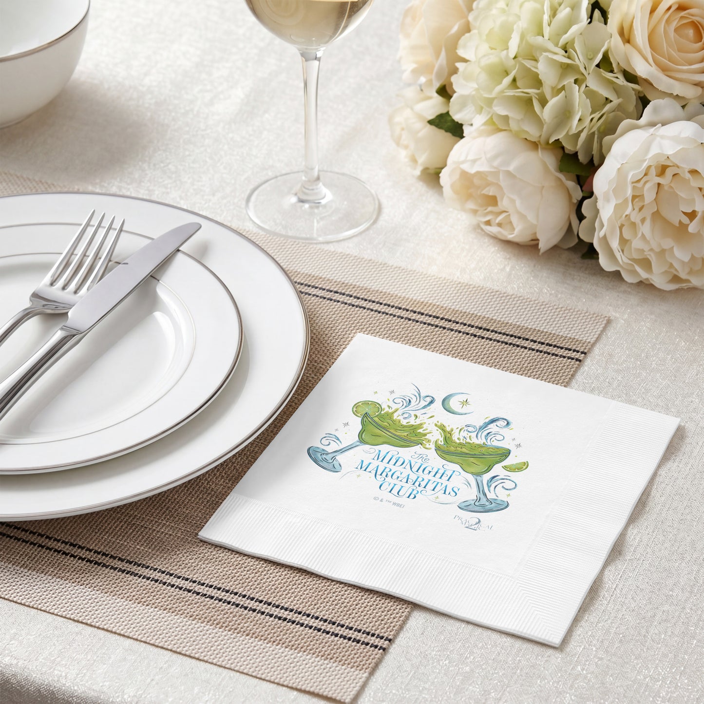 Practical Magic 2 Coined Napkins Midnight Margaritas Club