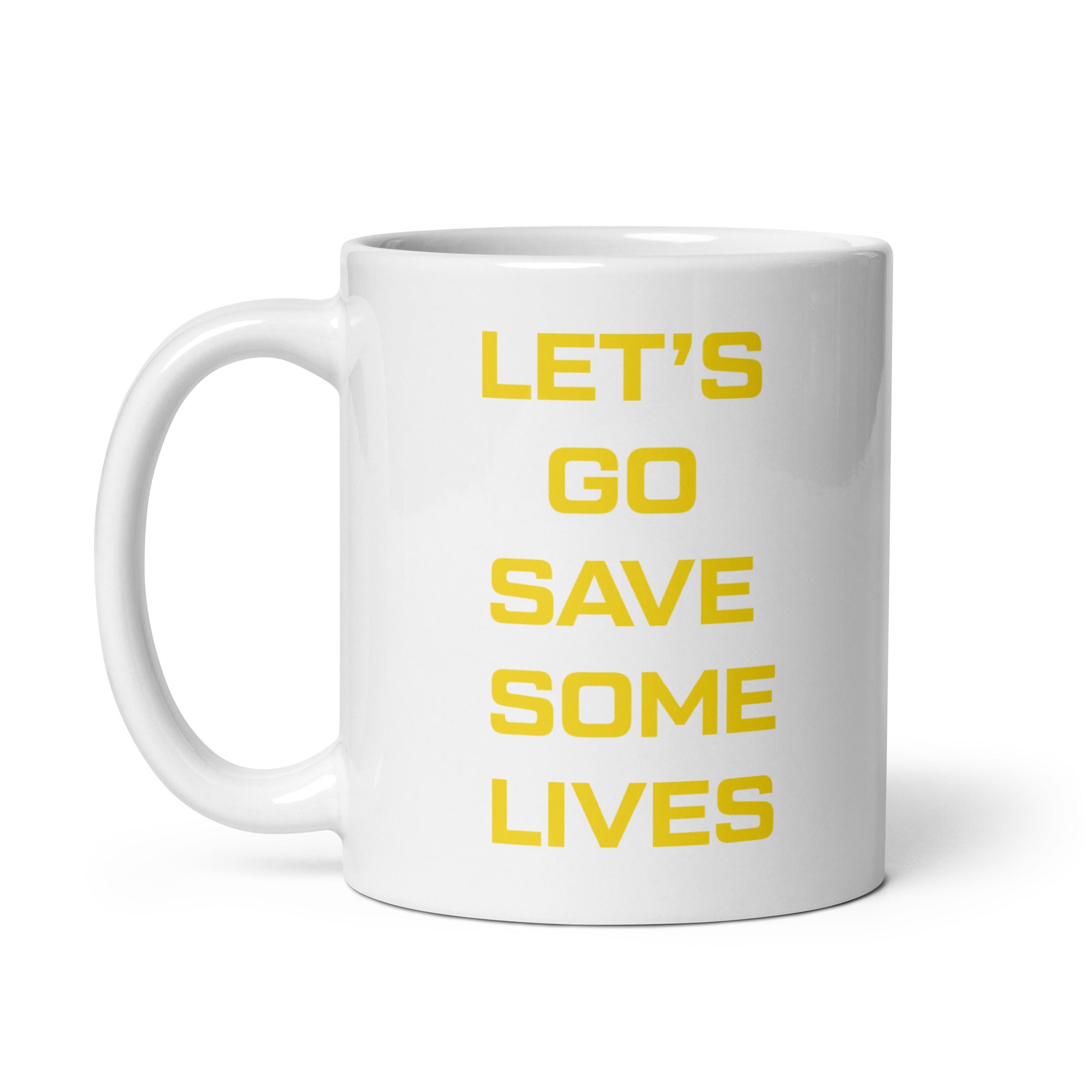 The Pitt Mug Let’s Go Save Some Lives – WB Shop