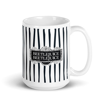 Beetlejuice Beetlejuice Ghost House Striped Mug