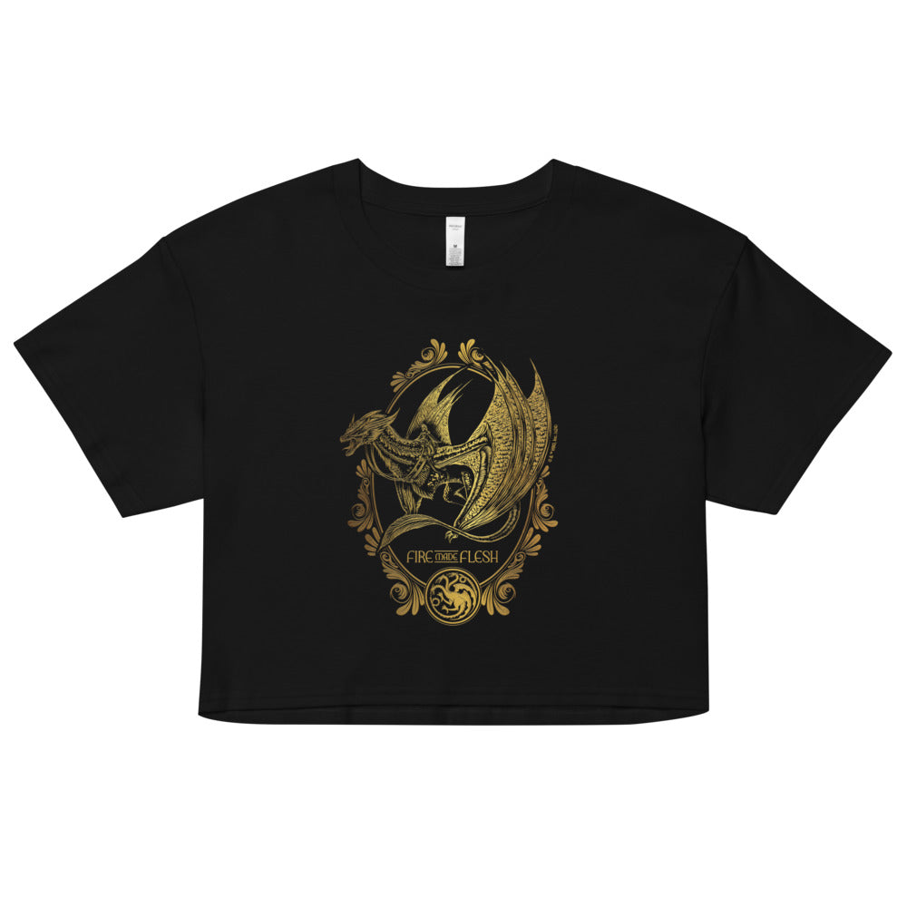 House of the Dragon Fire Made Flesh Women's Crop Top