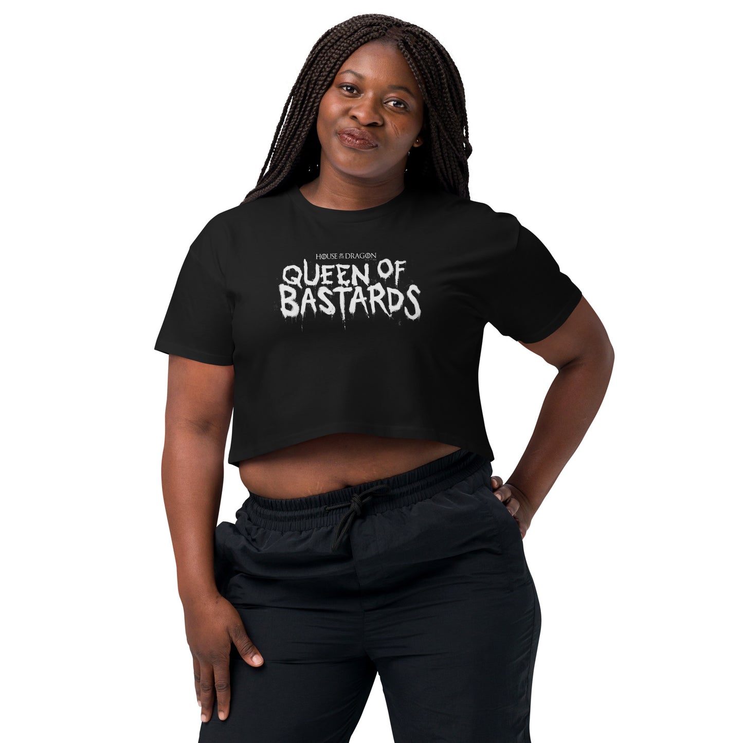 House of the Dragon Women’s Crop Top Queen of Bastards