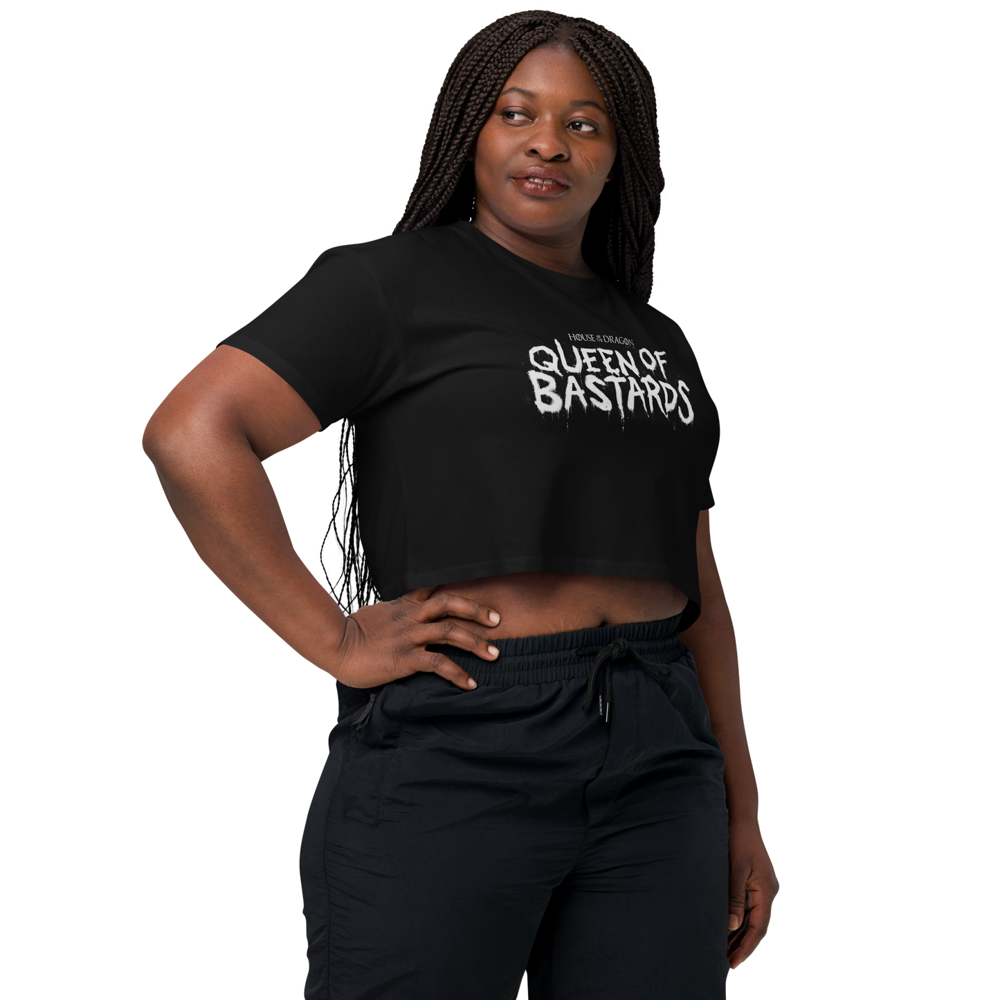 House of the Dragon Women’s Crop Top Queen of Bastards