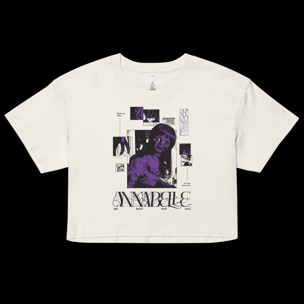 Annabelle She Wants Your Soul Women's Crop Top