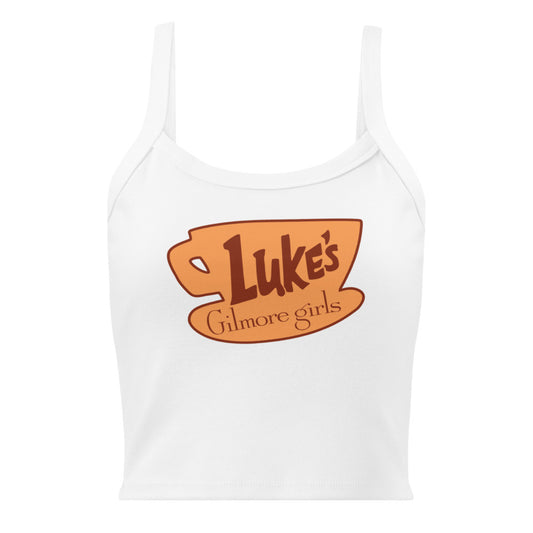 Gilmore girls luke's diner tank top - white