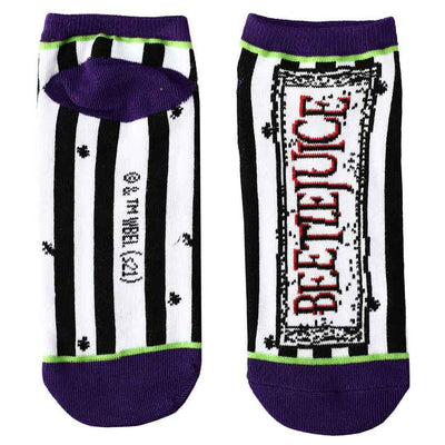 Beetlejuice Ghost with the Most 5 Pair Ankle Socks