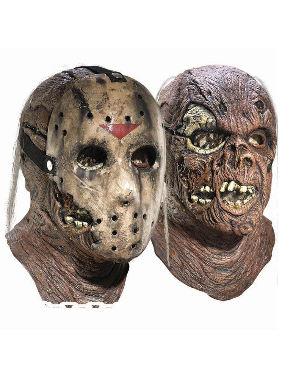 Friday the 13th Deluxe Adult Jason Overhead Latex Mask with Removable Hockey Mask