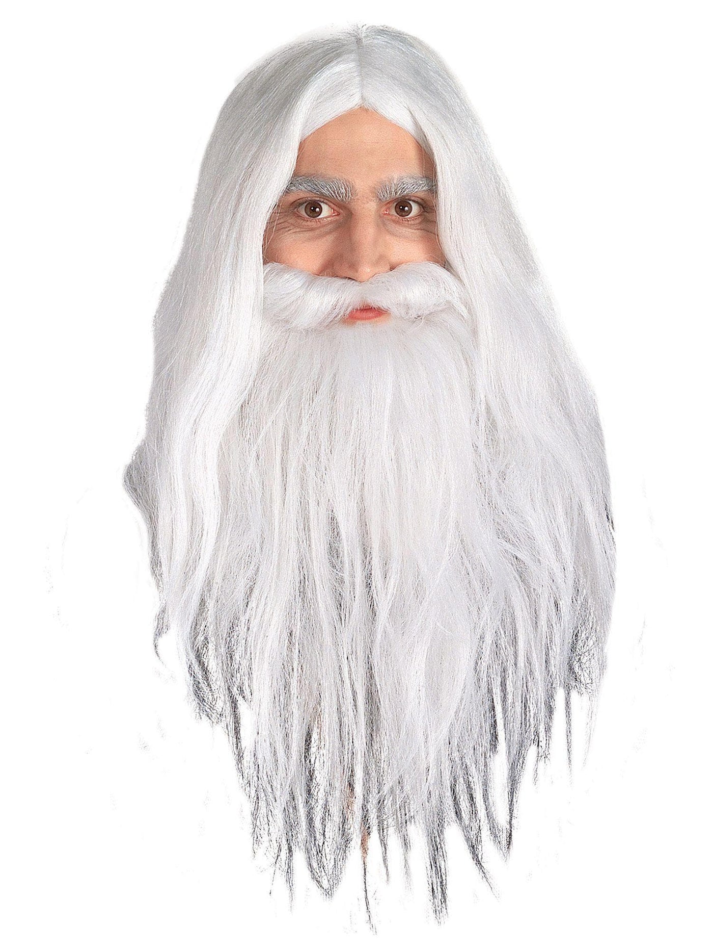 The Lord of the Rings Gandalf Beard and Wig Set for Adults