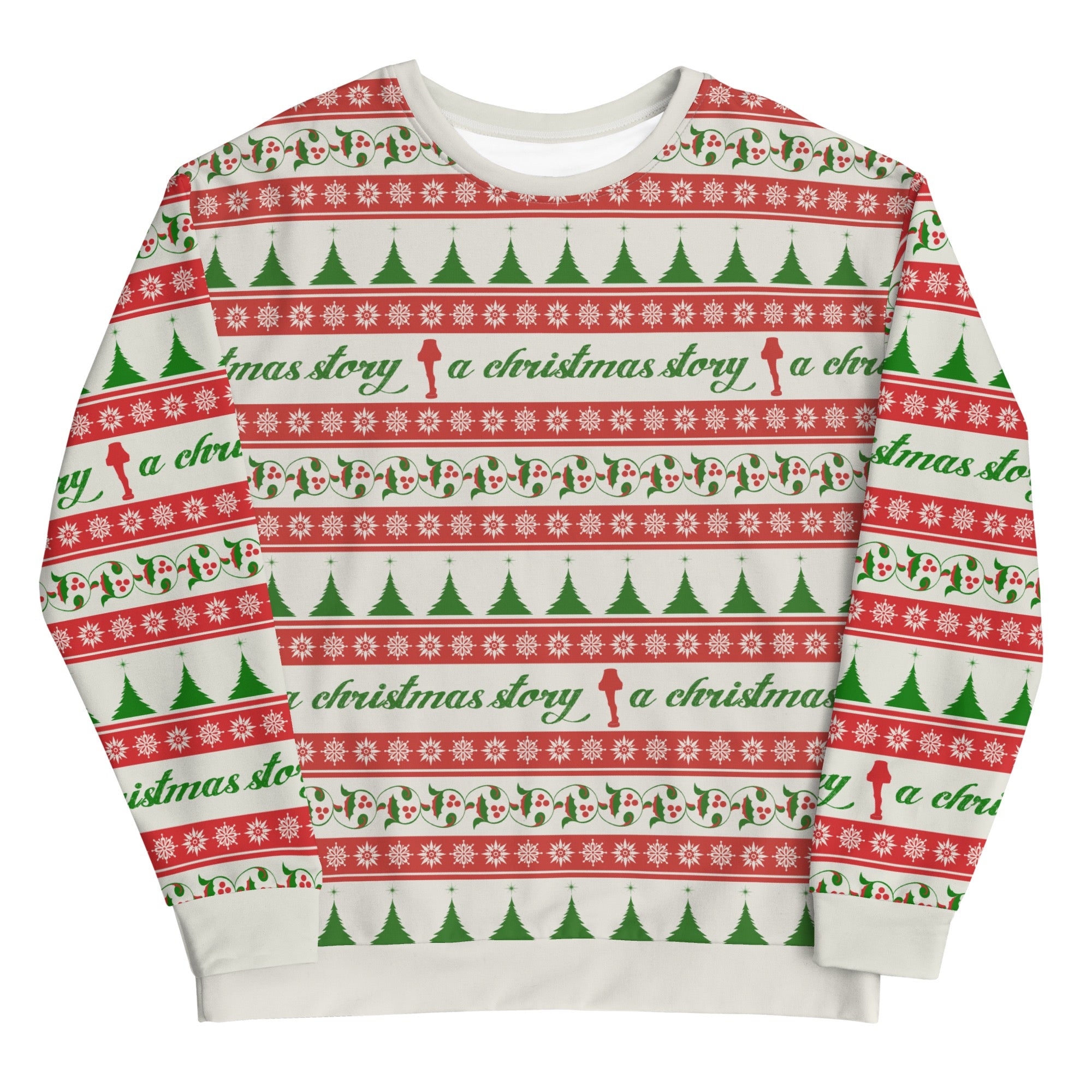 A Christmas Story Holiday Unisex Crew Neck Sweatshirt