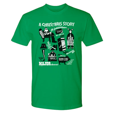 A Christmas Story Mashup Adult Short Sleeve T-Shirt