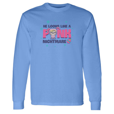 A Christmas Story Pink Nightmare Adult Long Sleeve T-Shirt