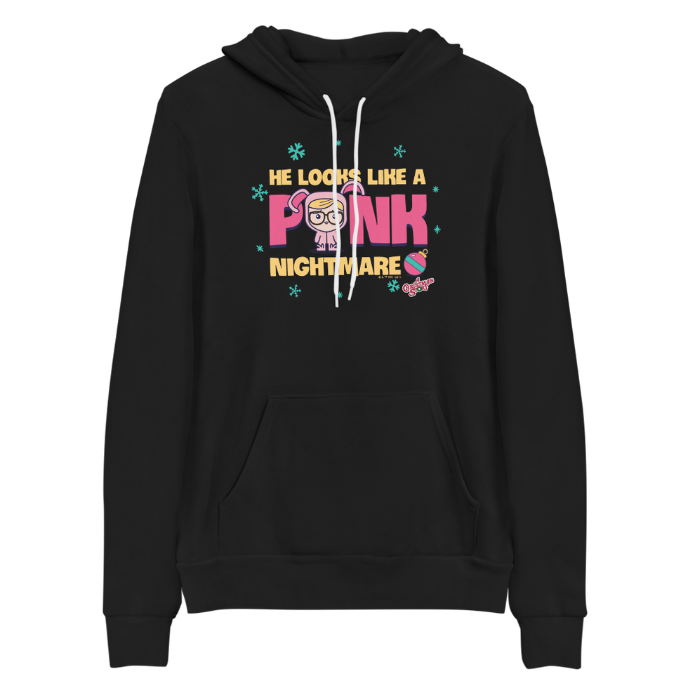 A Christmas Story Pink Nightmare Adult Fleece Hooded Sweatshirt