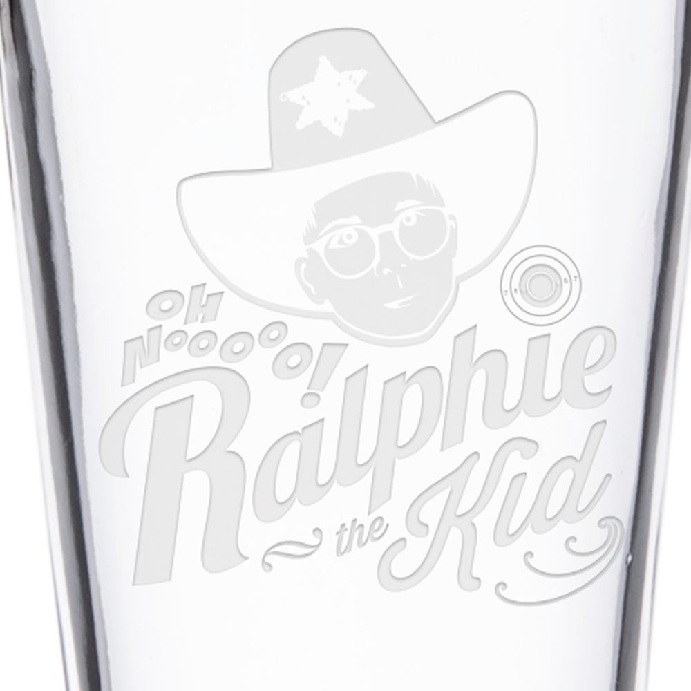 A Christmas Story Ralphie The Kid Laser Engraved Pint Glass