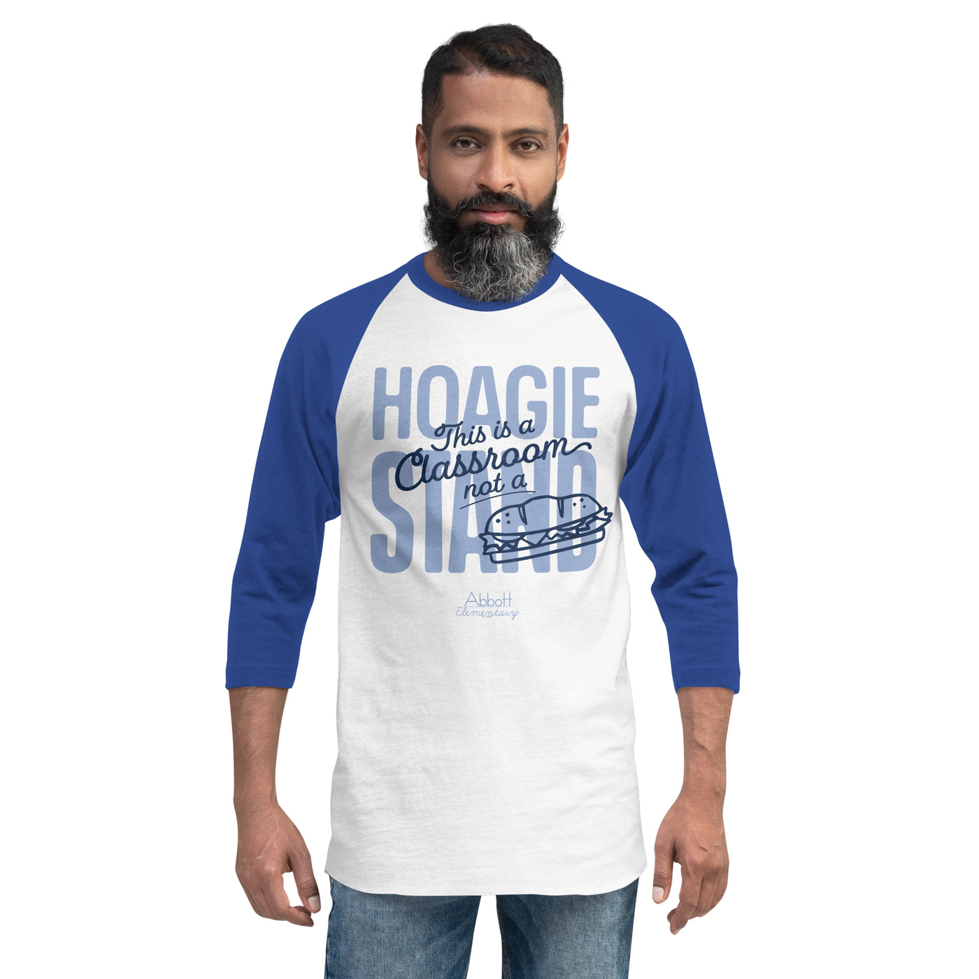 Abbott Elementary Hoagie Sandwich Adult Raglan T-shirt