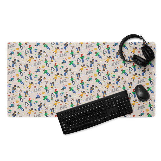 Abbot Elementary Staff Pattern Gaming Mat