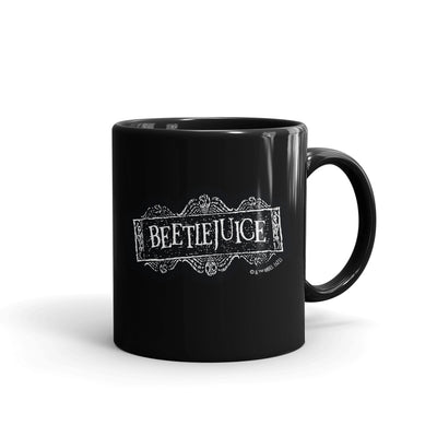Beetlejuice Logo Black Mug