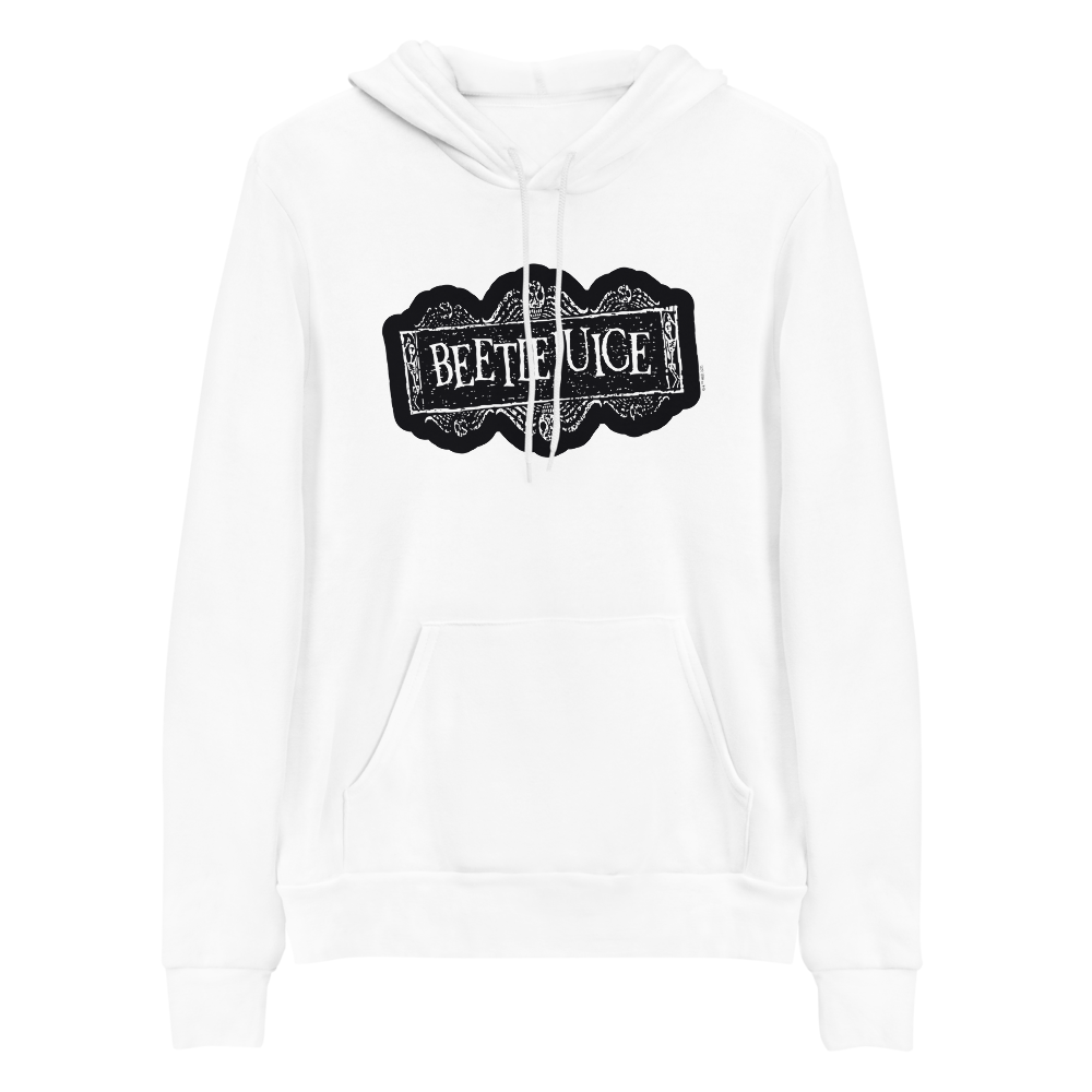 Beetlejuice Logo Adult Fleece Hooded Sweatshirt