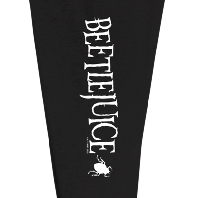 Beetlejuice Logo Adult Fleece Joggers