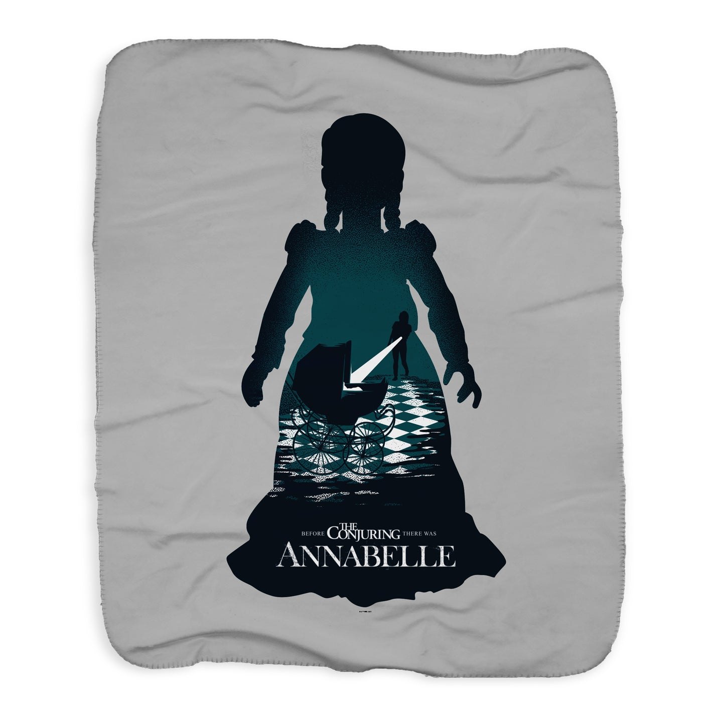 The Conjuring Universe -  Annabelle Silhouette Sherpa Blanket