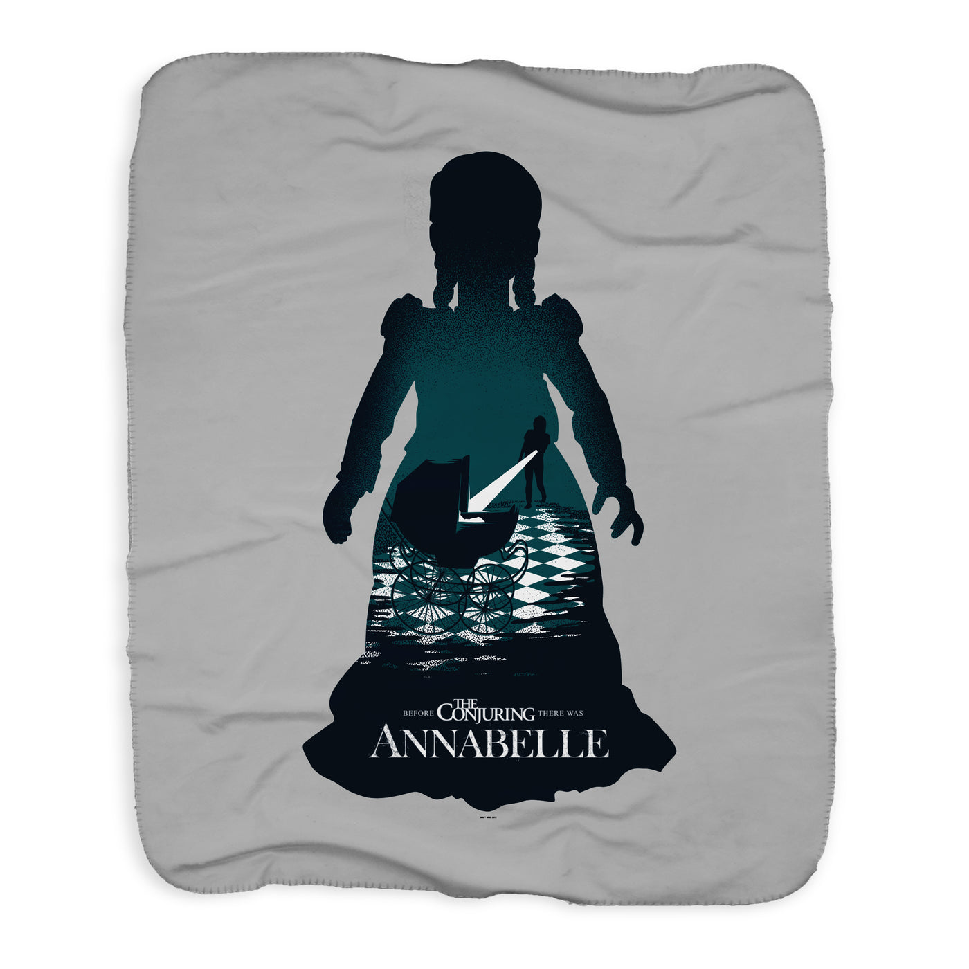 The Conjuring Universe -  Annabelle Silhouette Sherpa Blanket