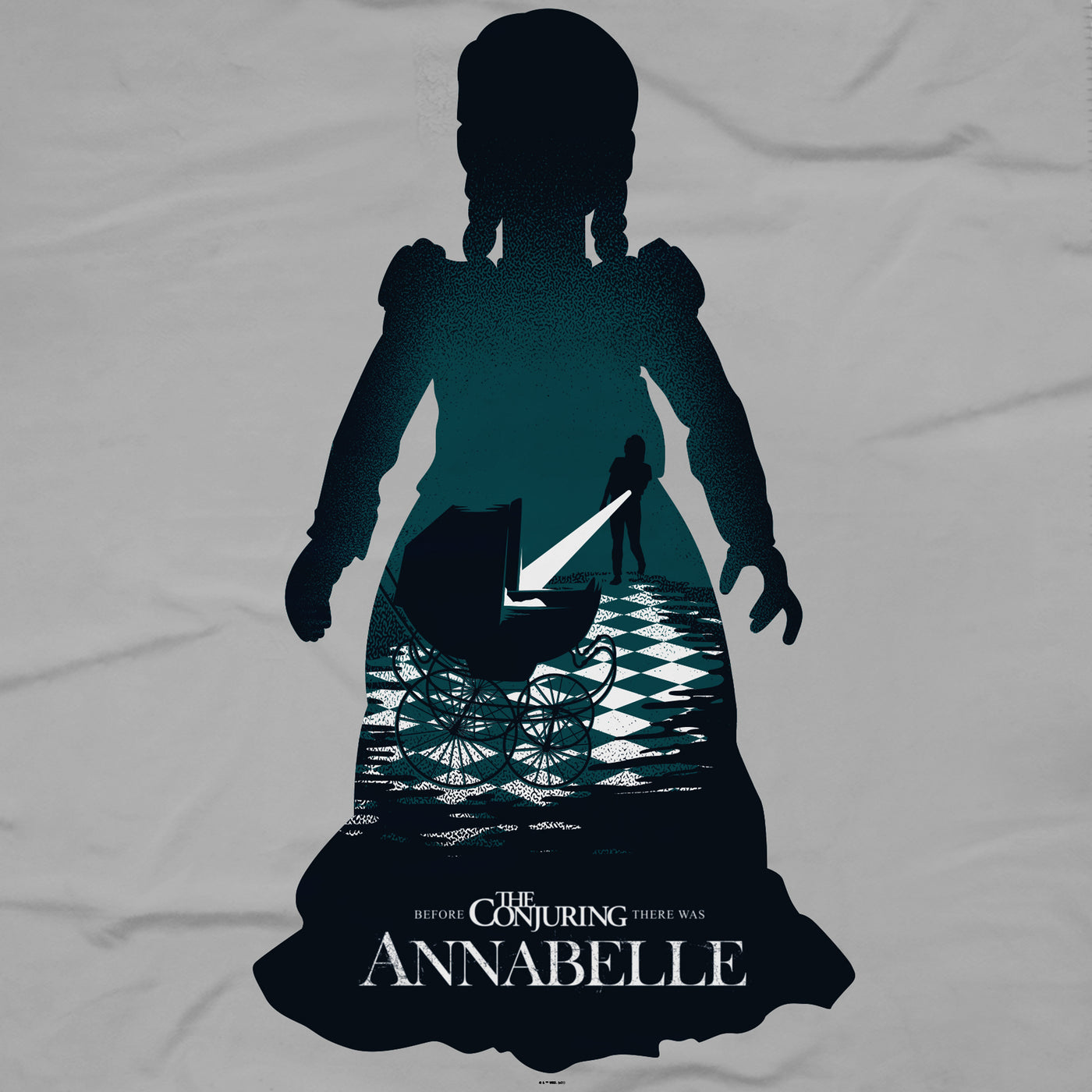 The Conjuring Annabelle Silhouette Sherpa Blanket
