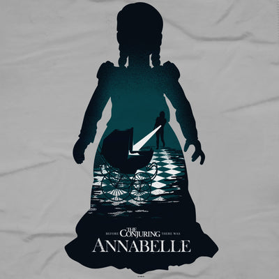 The Conjuring Annabelle Silhouette Sherpa Blanket