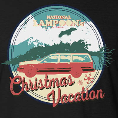 Christmas Vacation Badge Adult Short Sleeve T-Shirt