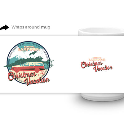 Christmas Vacation Badge White Mug