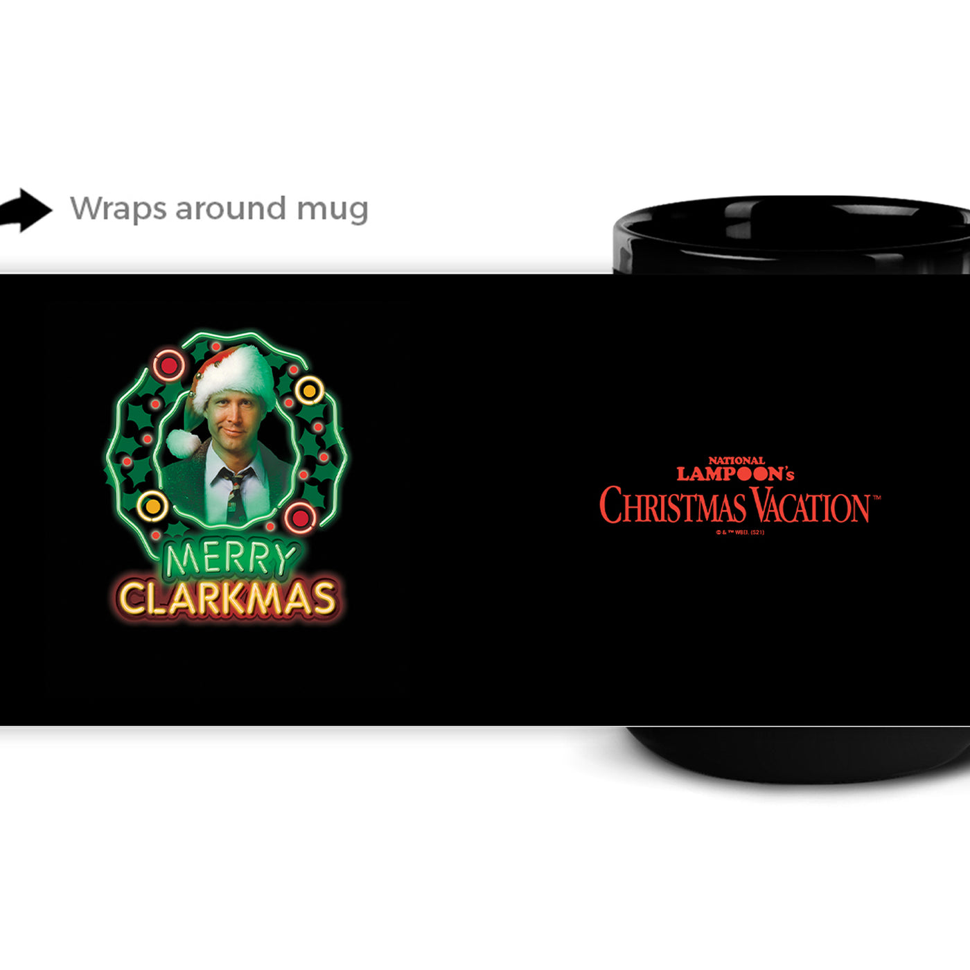 Christmas Vacation Merry Clarkmas White Mug