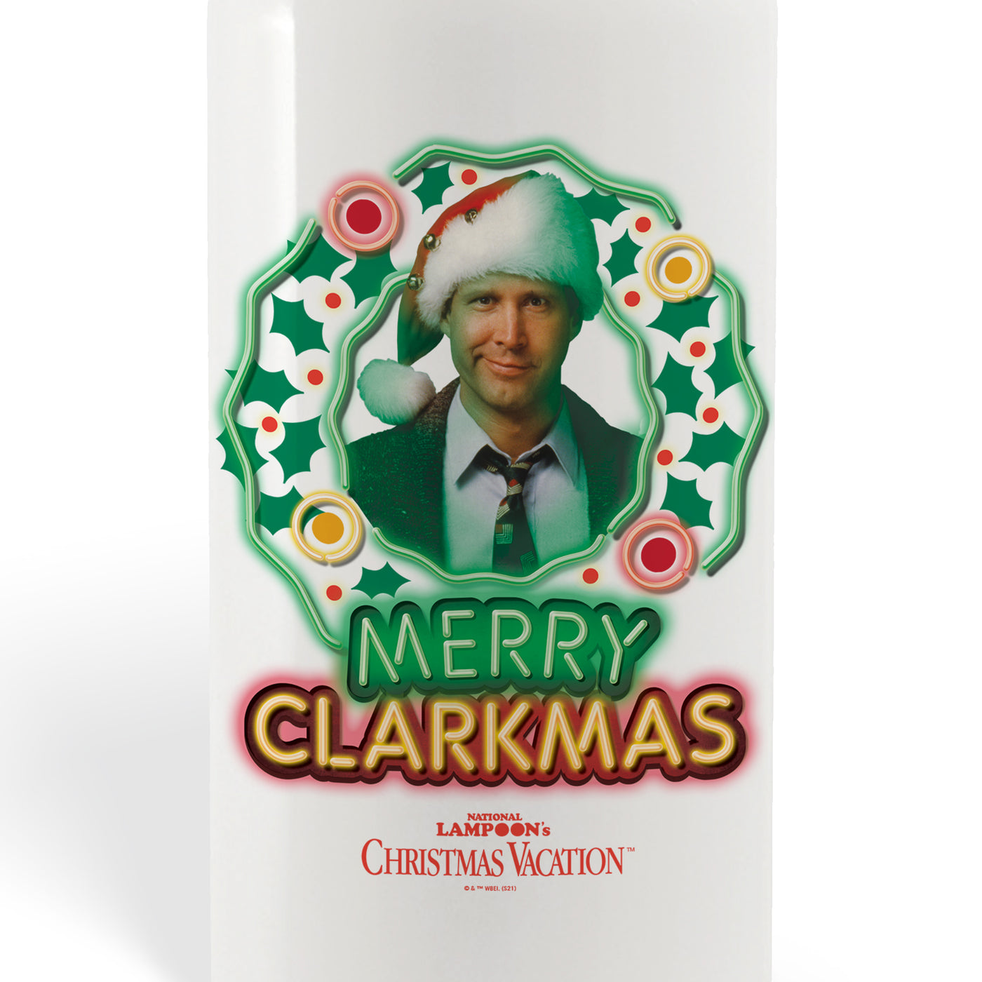 Christmas Vacation Merry Clarkmas 20 oz Screw Top Water Bottle with Straw