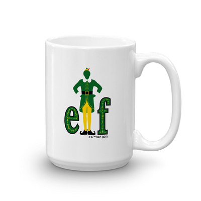 Elf Angry Elf White Mug