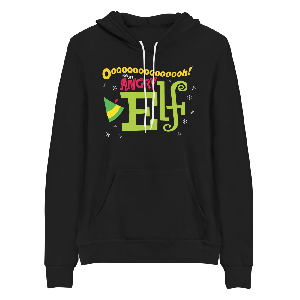 Elf The Movie Angry Elf Adult Fleece Hooded Sweatshirt