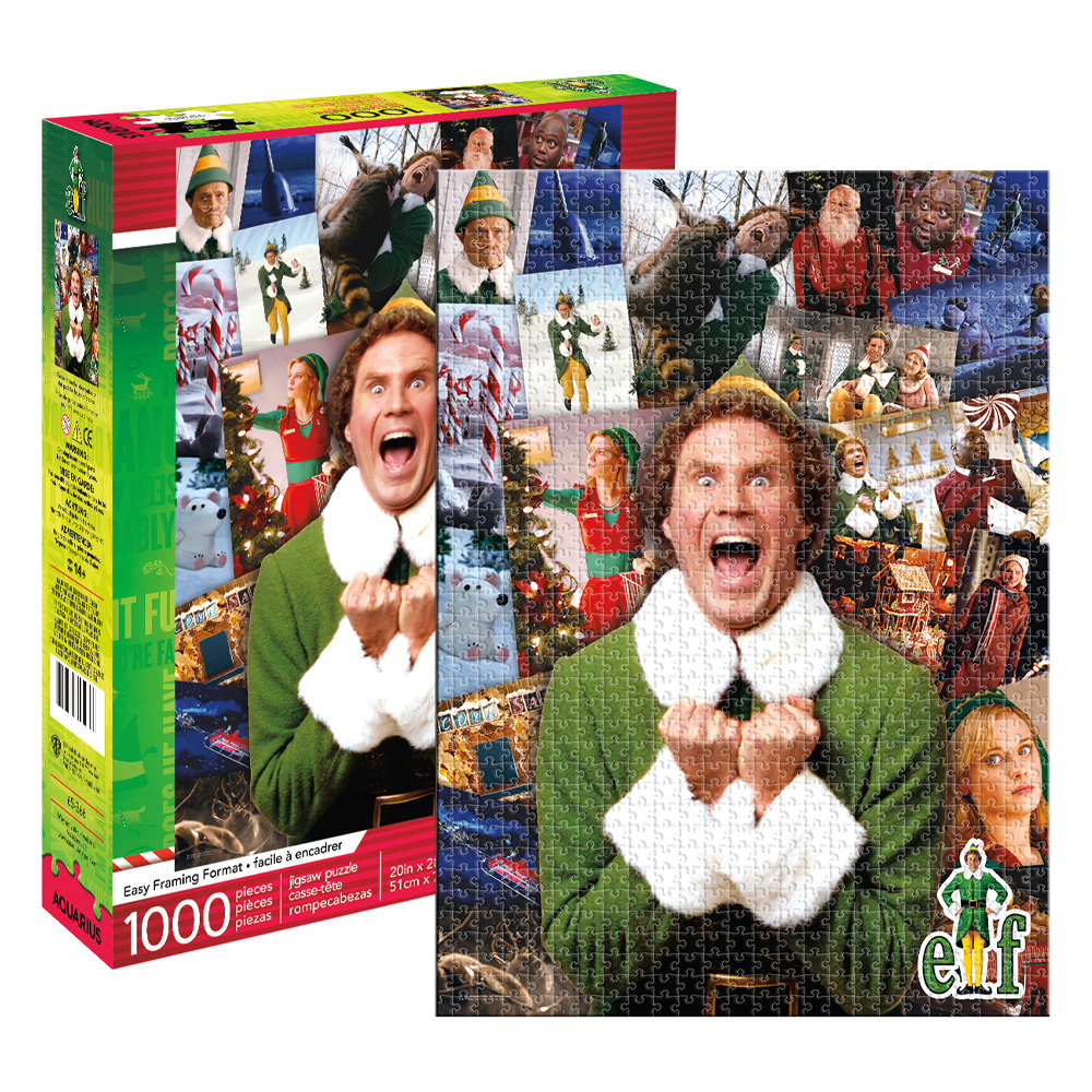 Elf Collage 1000 Piece Puzzle