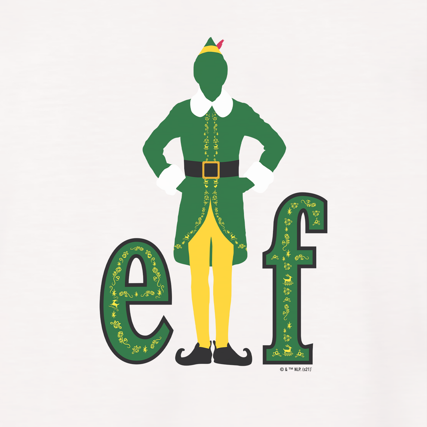 Elf Logo Adult Short Sleeve T-Shirt