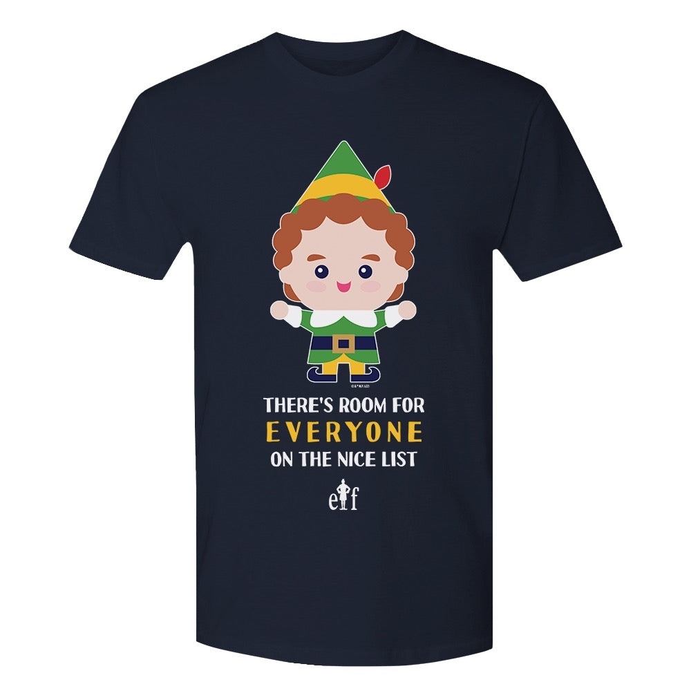 Elf There's Room For Everyone On The Nice List Unisex T-Shirt