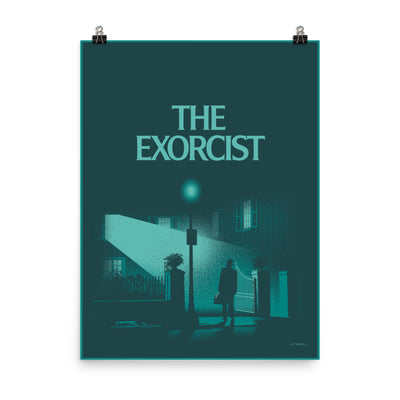 The Exorcist Art Premium Satin Poster