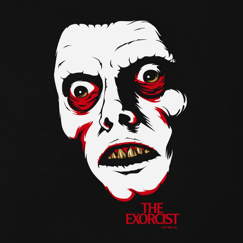 Exorcist Pazazu Face Adult Short Sleeve T-Shirt