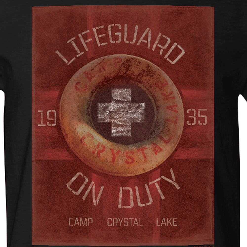 Friday the 13th Lifeguard on Duty Adult Short Sleeve T-Shirt