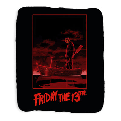 Friday the 13th Boat Sherpa Blanket