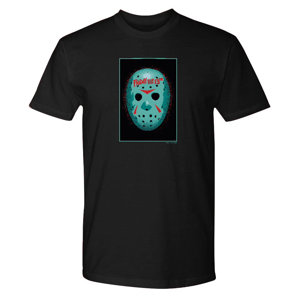Friday the 13th Green Jason Hockey Mask Adult Short Sleeve T-Shirt