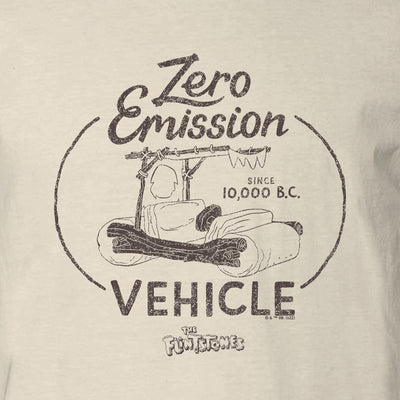 Flintstones Zero Emissions Adult Short Sleeve T-Shirt