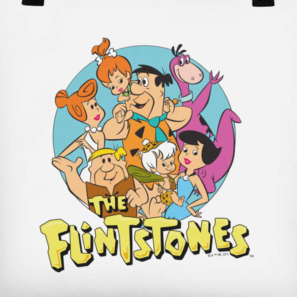 The Flintstones Character Line Up Beach Bag