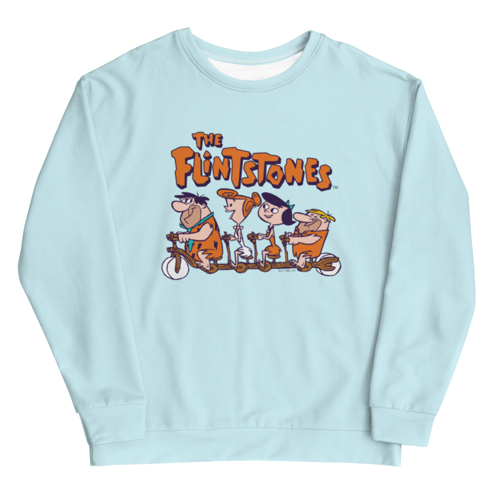 The Flintstones Flintmobile Unisex Crew Neck Sweatshirt