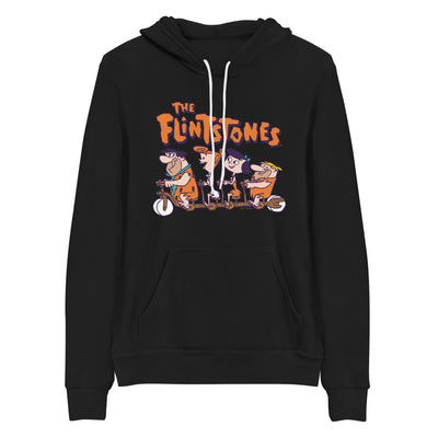 The Flintstones Flintmobile Adult Fleece Hooded Sweatshirt