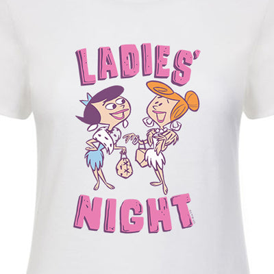 The Flintstones Ladies' Night Women's Short Sleeve T-Shirt