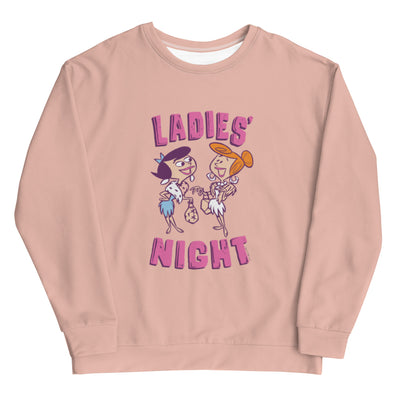 The Flintstones Ladies' Night Unisex Crew Neck Sweatshirt