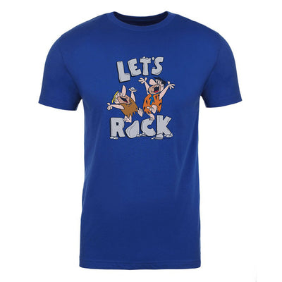 The Flintstones Let's Rock Adult Short Sleeve T-Shirt